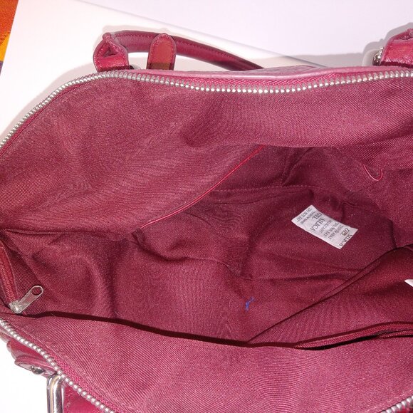 Danie red leather bag - Picture 11 of 16